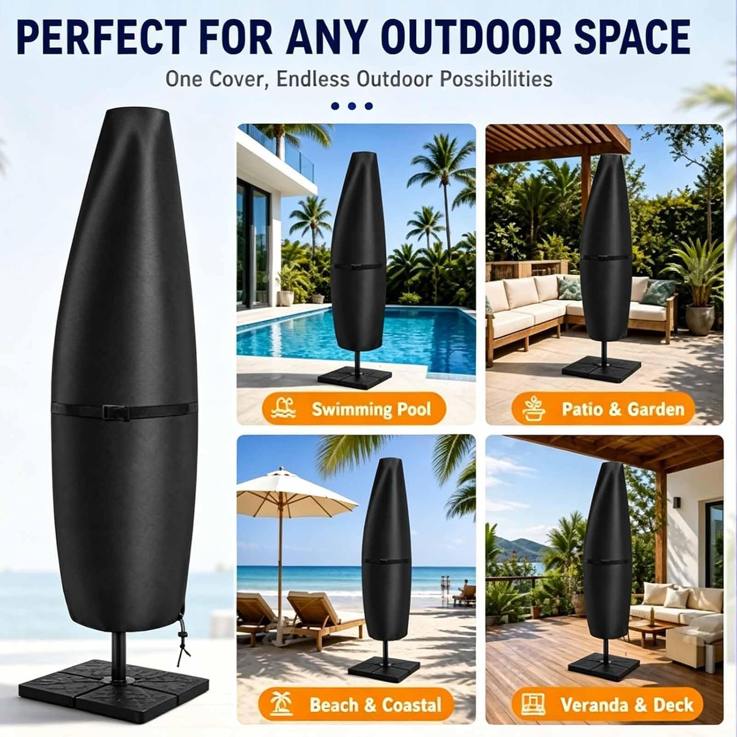 Telo Ombrellone Esterno per FiberBuilt 7MPUW 7.5FT 2014-pr