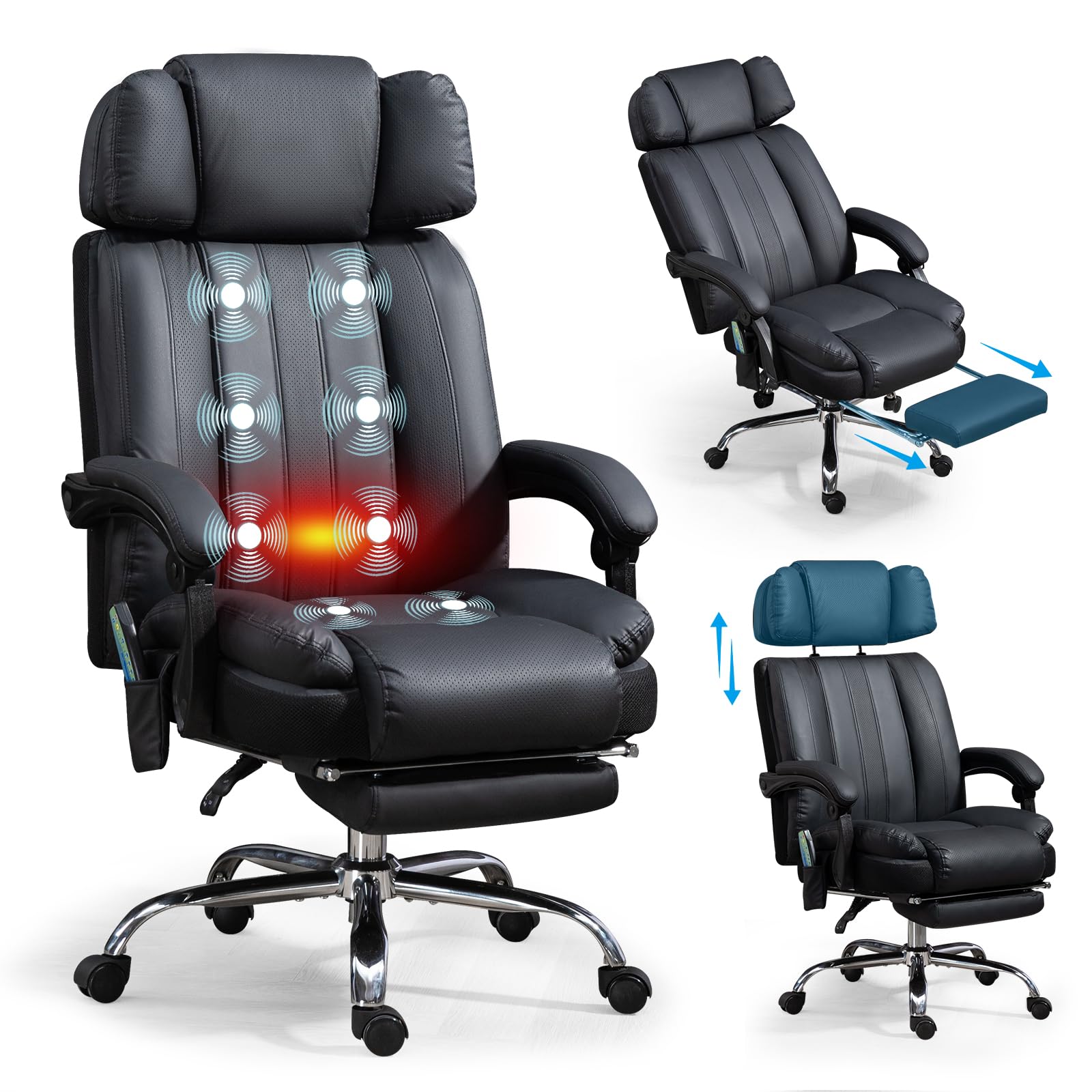 Salutrobusto Big & Tall Massage Office Chair