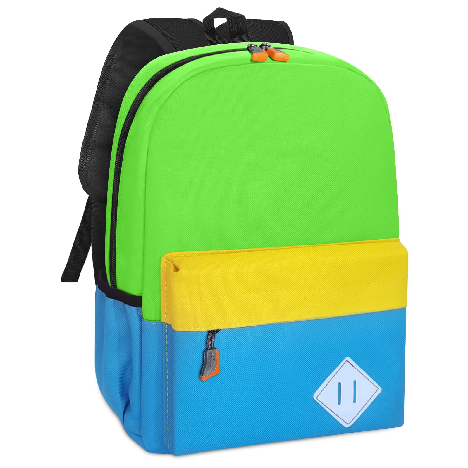 Little Kids Backpack for Girls Boys - Toddler Preschool Backpack School Bag Cute Kindergarten Backpack for Aged 3-6, Green Blue