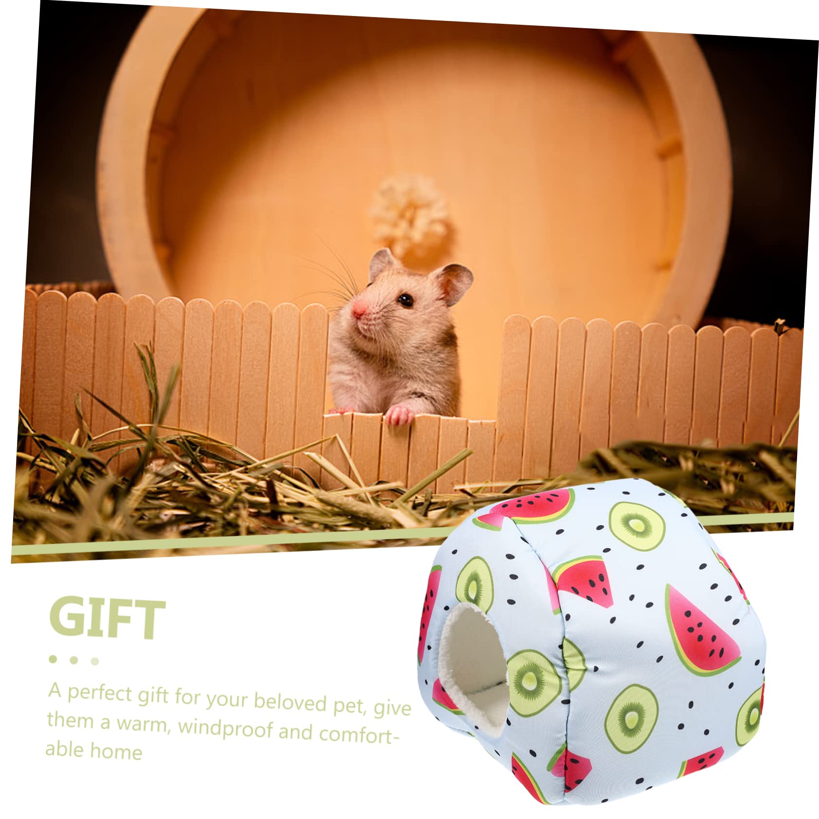 HANABASS 5stücke Hamster Warmnest Aus Kuscheliges Winterversteck Für Kleintiere Für Hamster Meerschweinchen Zuckergleiter Und Andere Nager Komfortable Und Schützende Schlafumgebung