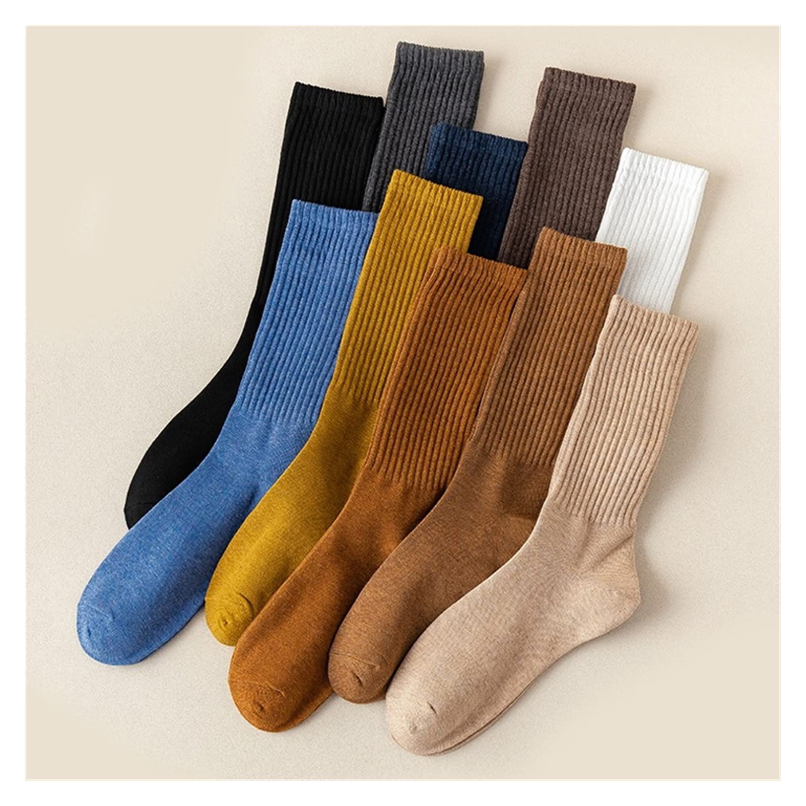 Chaussettes longues en coton pour garder les pieds au chaud tout l'hiver