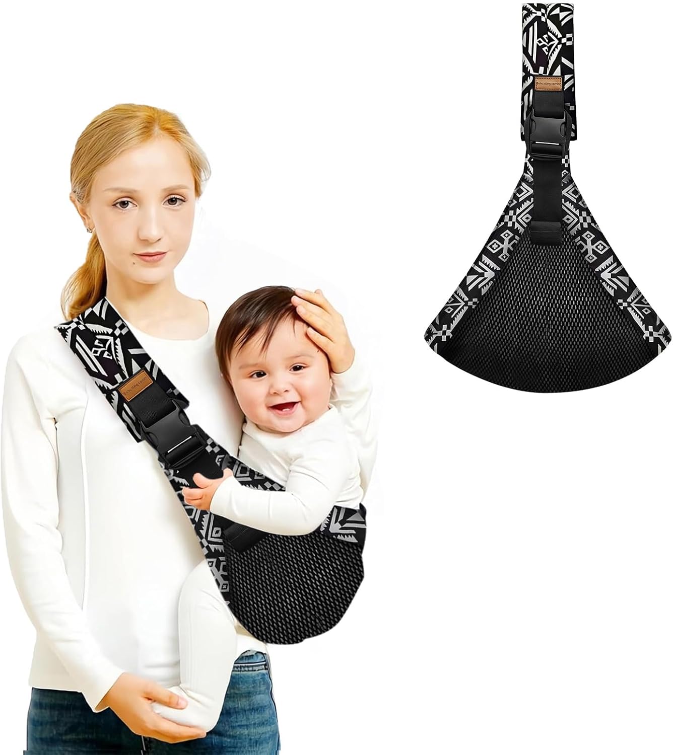Baby Sling Carrier,Toddler Carrier,Baby Sling,Carrying 10-30lbs(Blacksail)