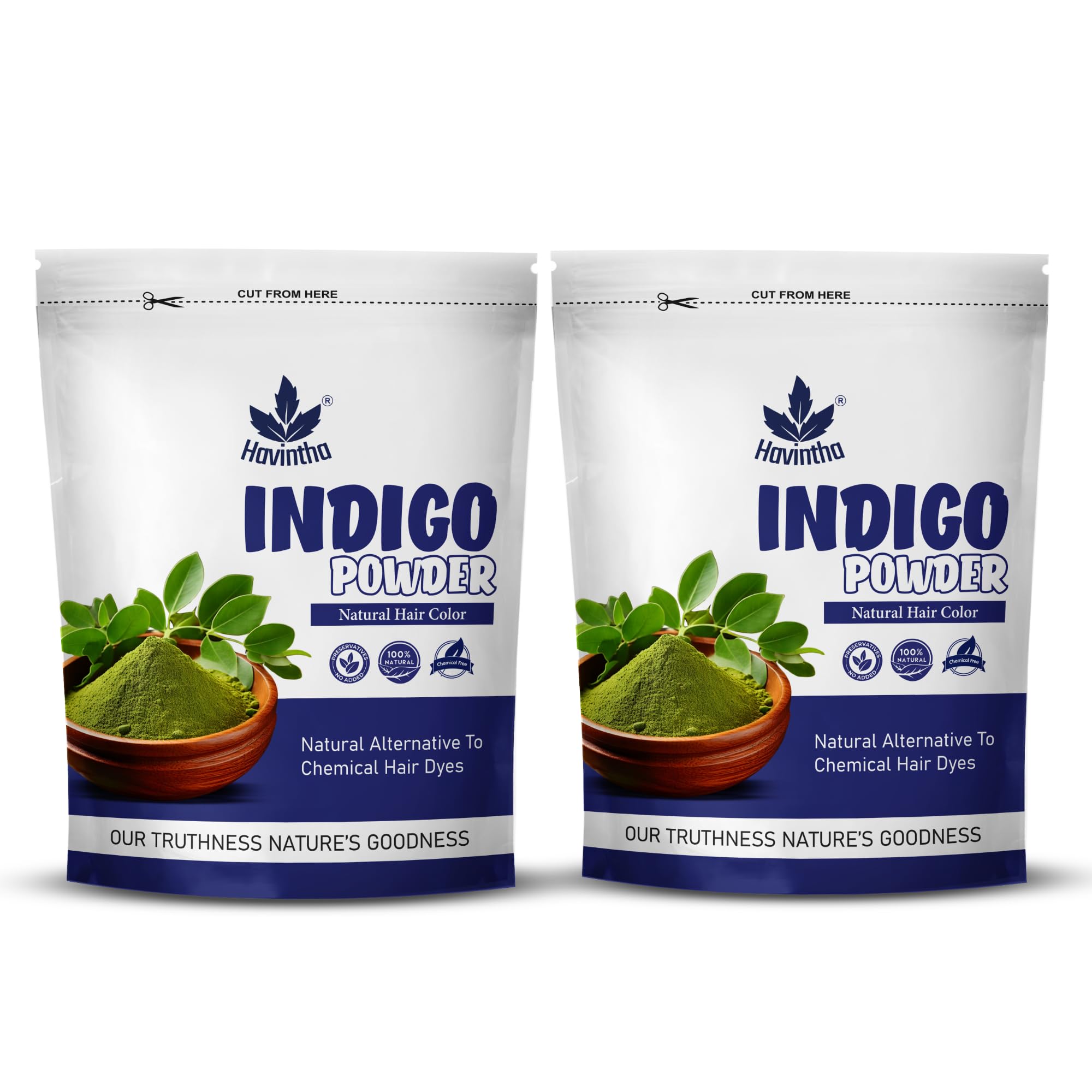 100% Natural Herbal Organic Indigo Powder, 425 g