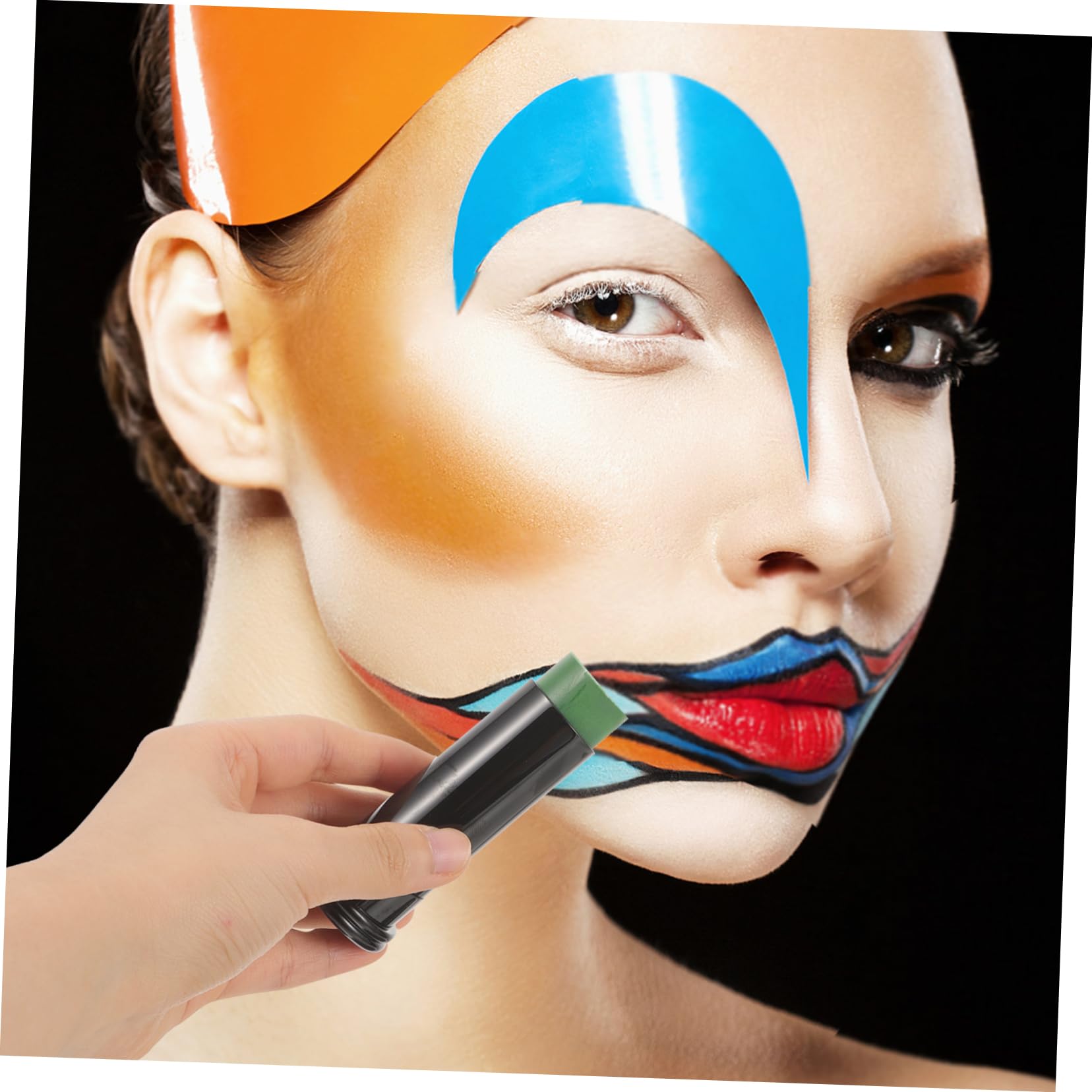Healeved 15 Piezas Barras de Pintura Facial No Tóxicas para Halloween y Cosplay Kit de Maquillaje para Fiestas Pintura Rápida y Lavable para Diseño Creativo y Decoración de Caras