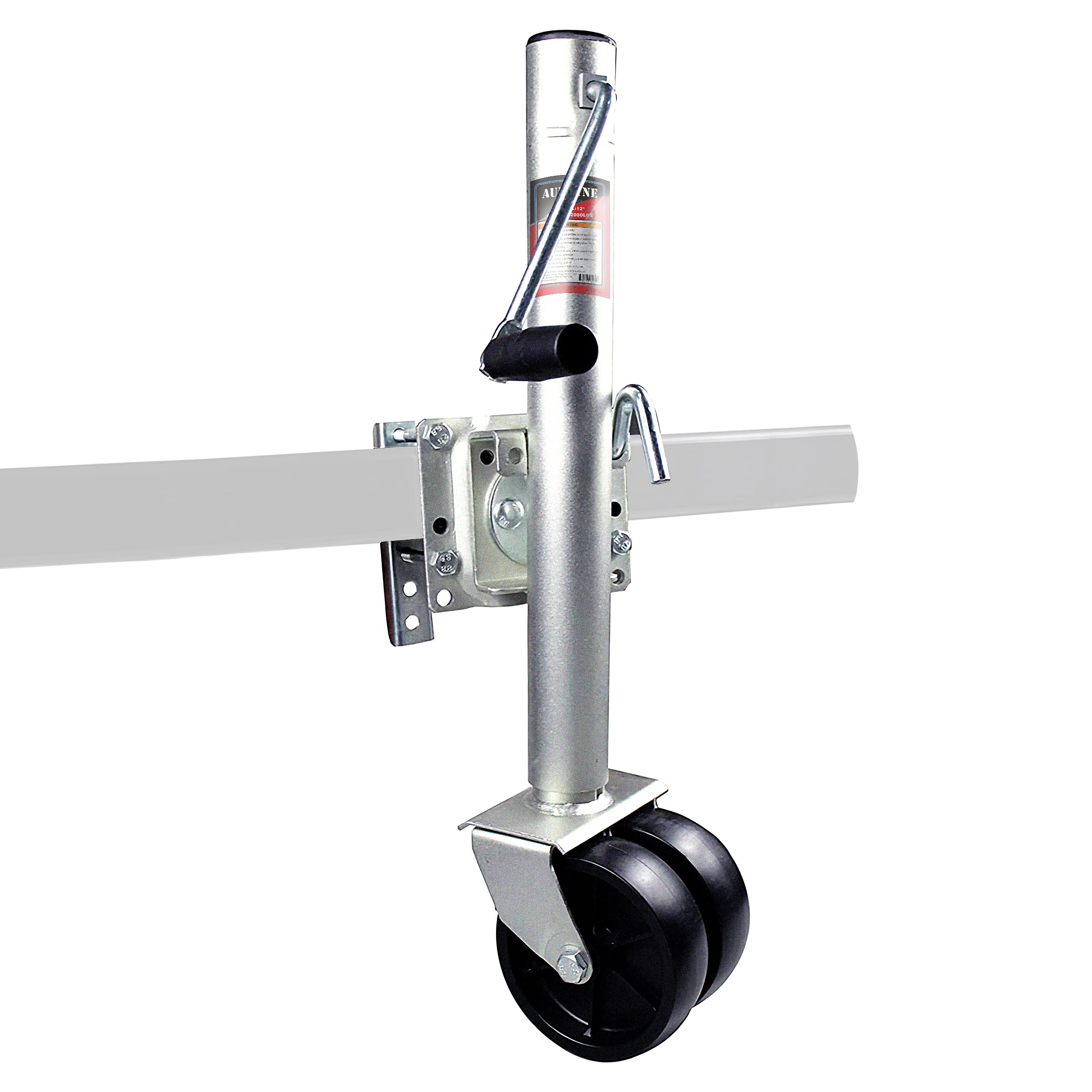 Aukayne Swivel Trailer Jack, Heavy Duty Boat Trailer Jack with 6'' Dual