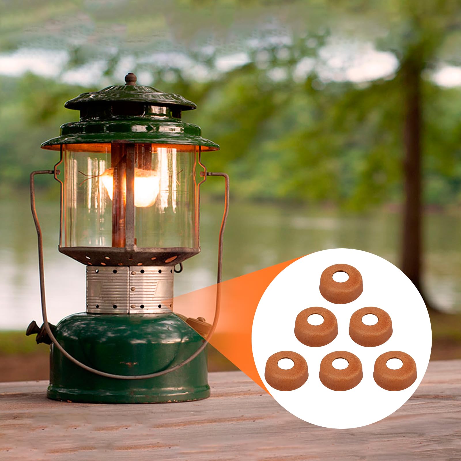 Amazon.com : LVACODV Lantern Accessories - 6 Pcs Leather Pump Cups