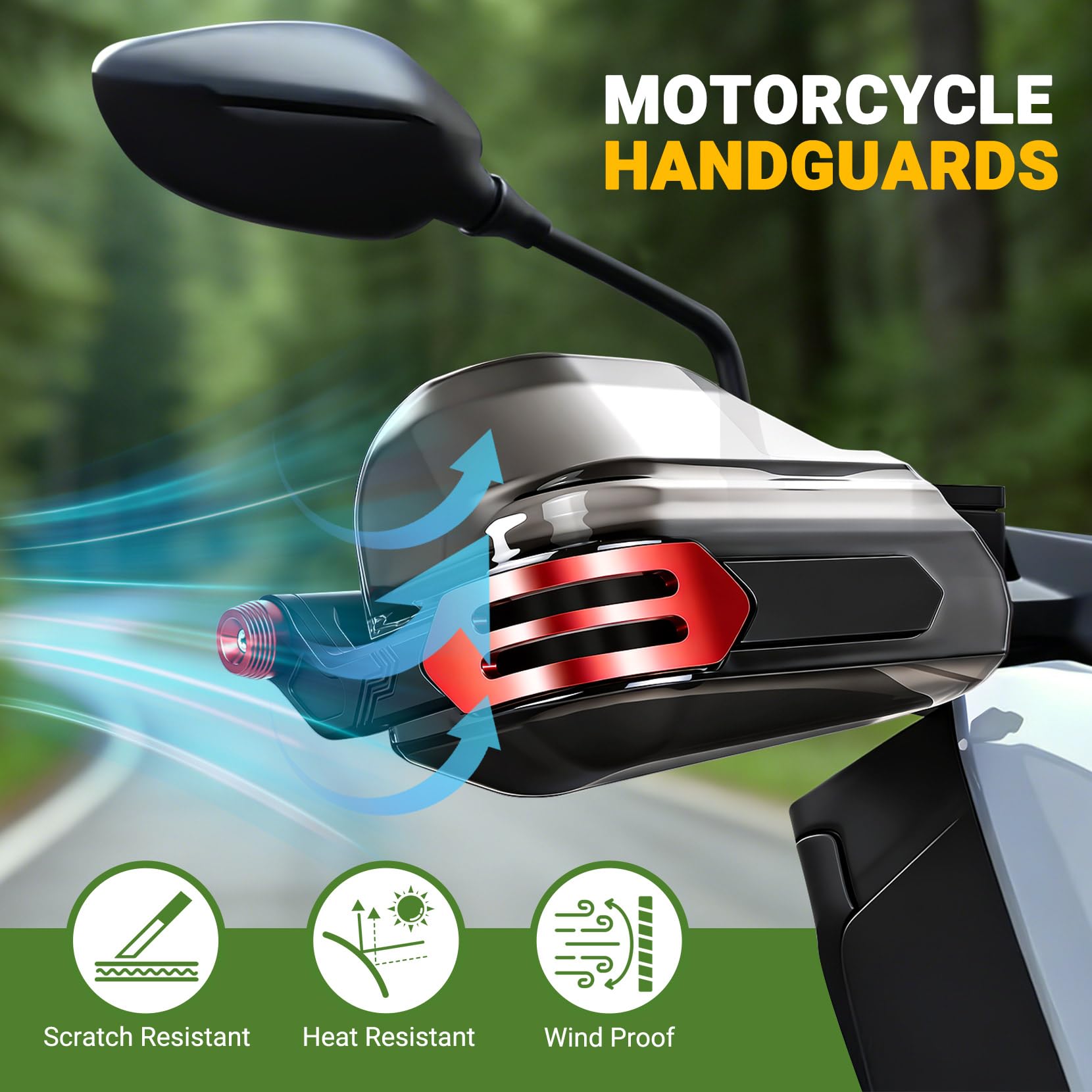 Protector de mano universal para motocicletas