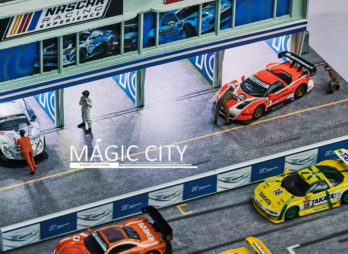 Amazon | 1/64 magic city 日本筑波ピット tsukuba pit ジオラマ