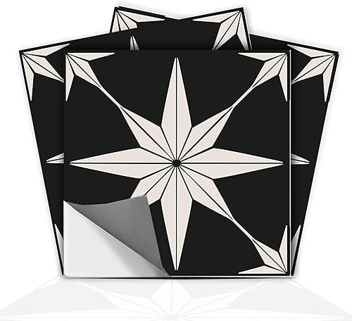 Positano Lignite - Adhesivos para azulejos de azulejos, paredes, armarios en muro, baño, impermeables y extraíbles, decoración del hogar (40, 4.25 x