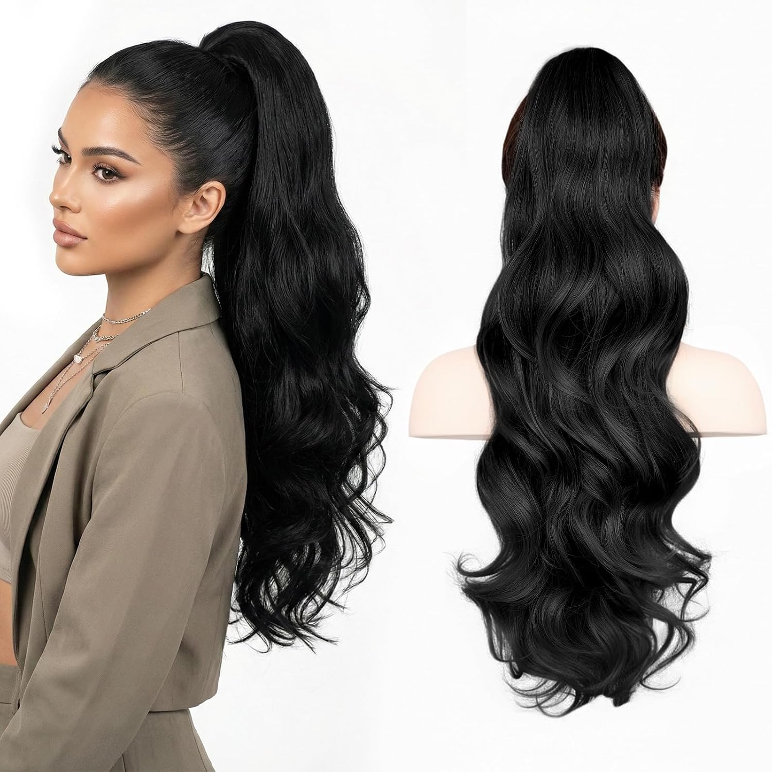 Ponytail Extension 26" Claw Clip - Stylish Hairpiece