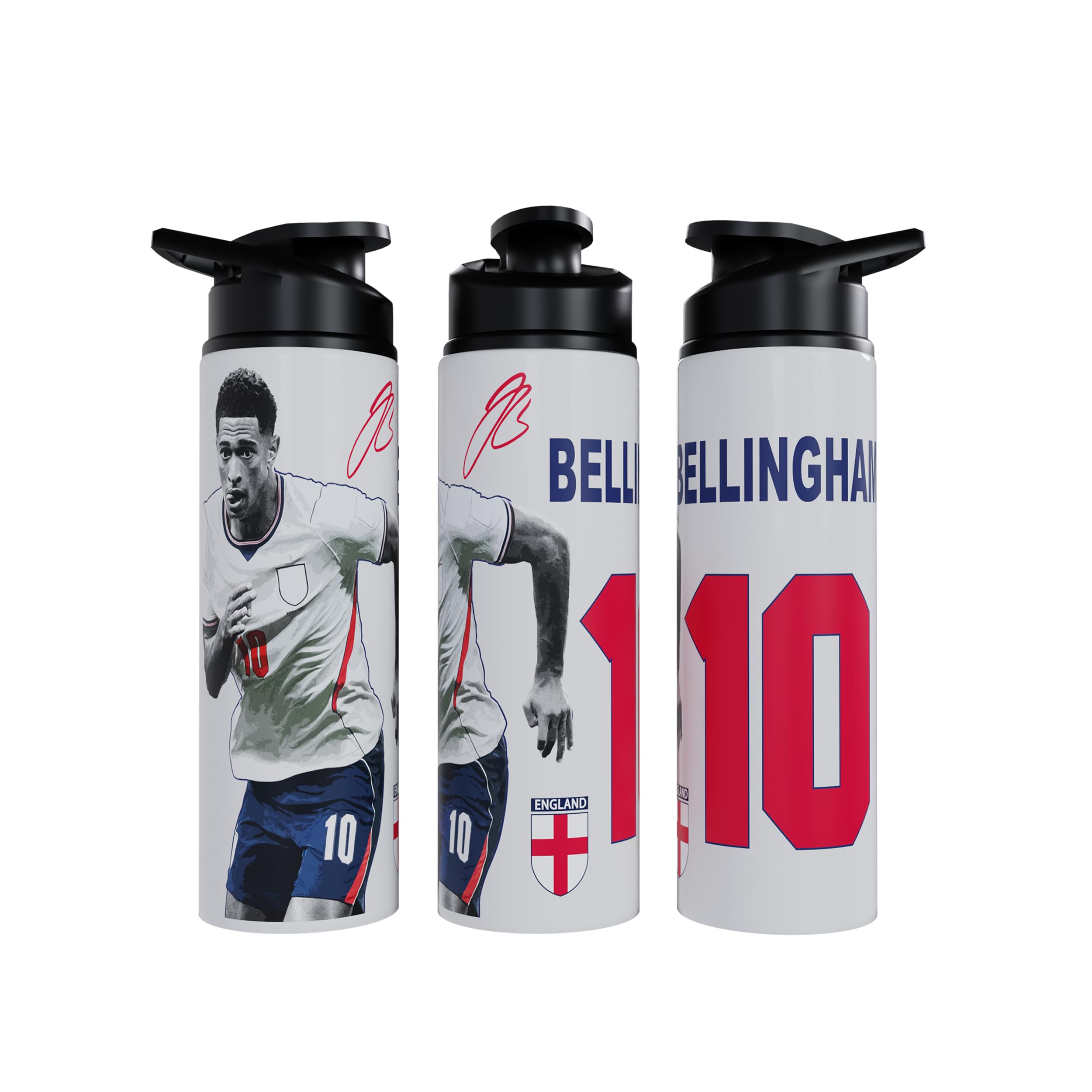 Partisan England Water Bottle Bellingham Aluminium with flip-top (750ml)