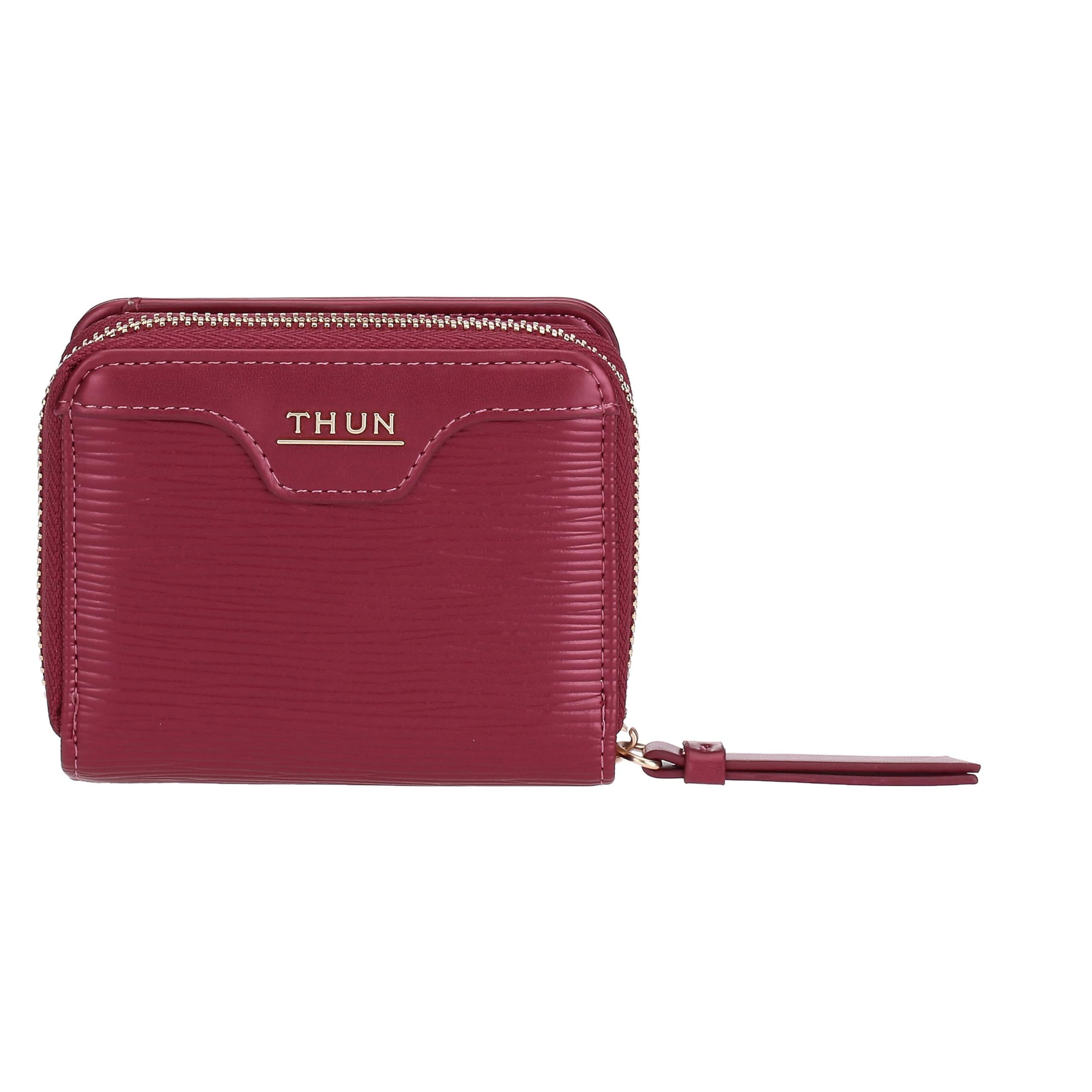 Thun - Small Cherry Wallet - Faux Leather - Always with me Collection - 10.7 x 3 x 9.5 cm