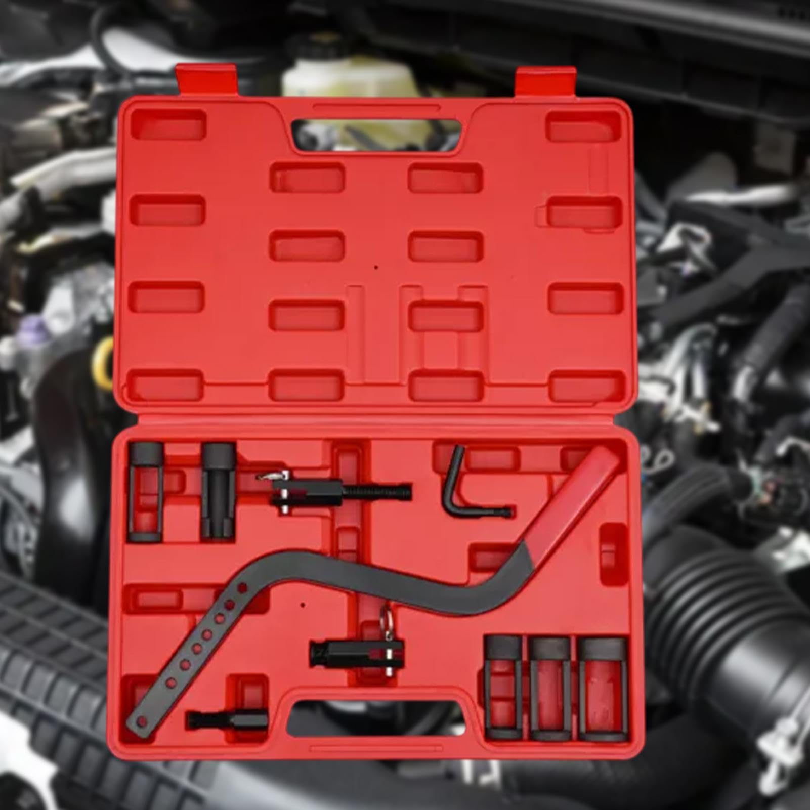 Kit compressore a molla, kit compressore a molla bobina Strumento di | Attrezzatura per veicoli a pinza Kit di installatore di motori piccoli per la maggior parte 'auto