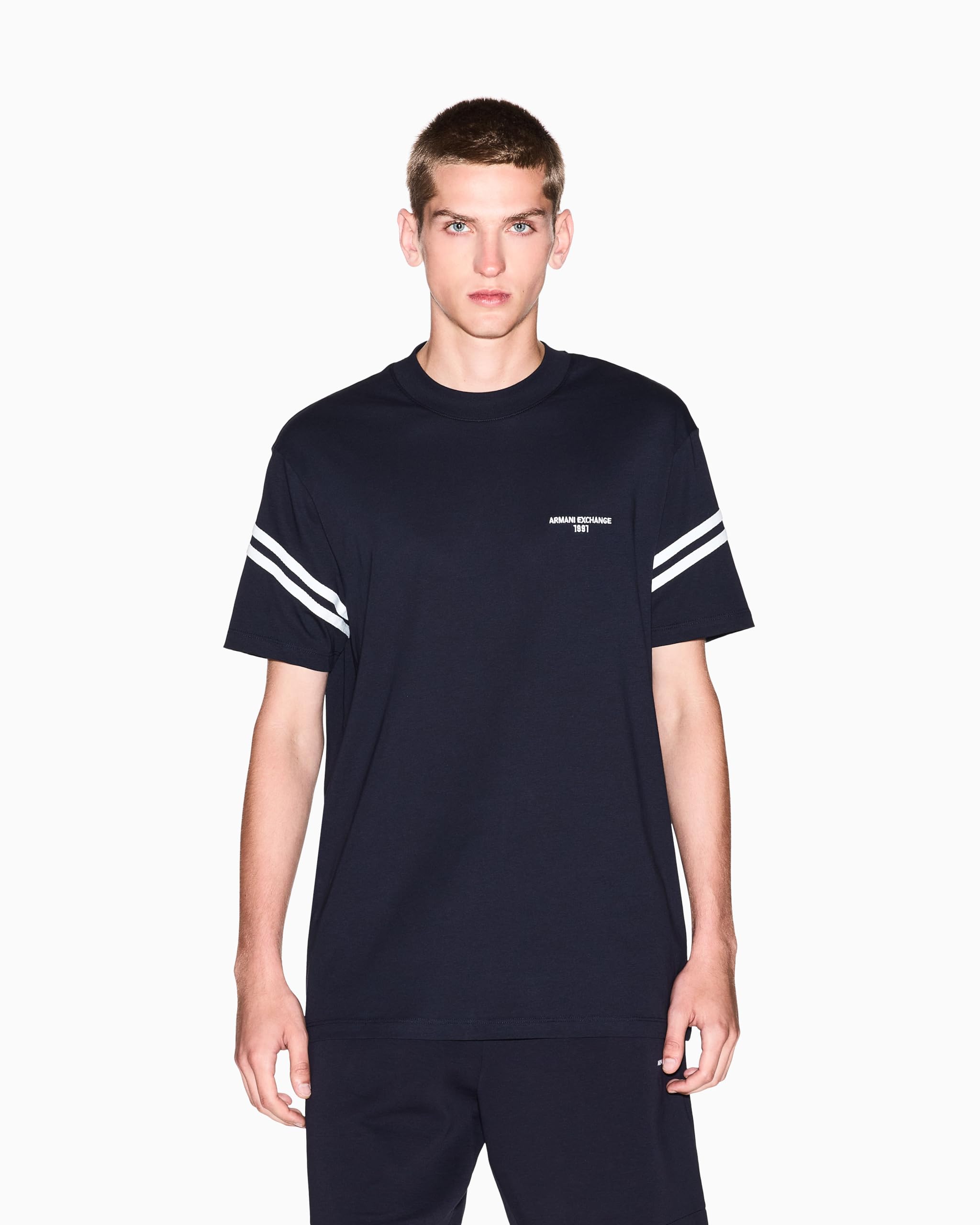 Armani Exchange Arm Band Text Logo Tee T-Shirt Uomo