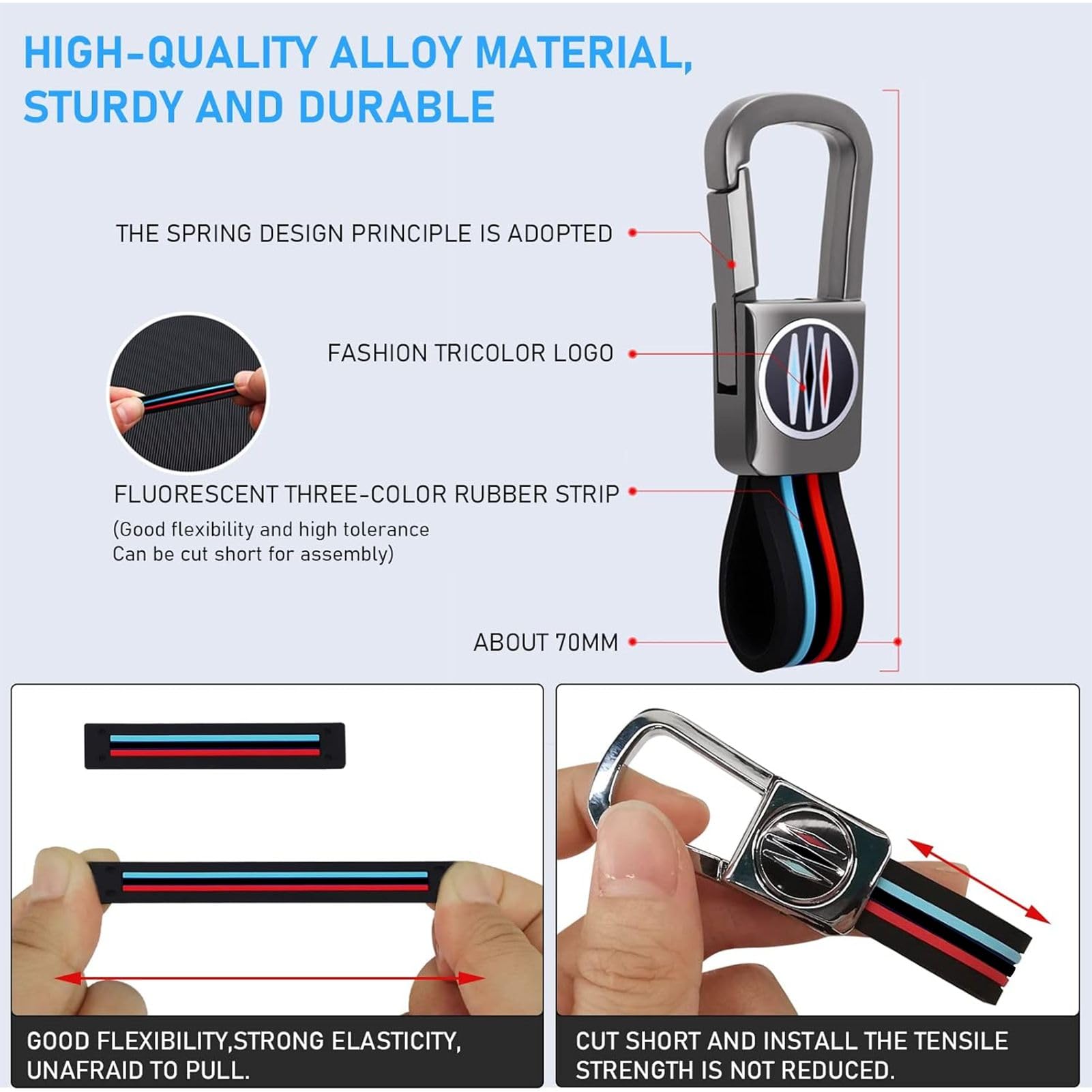 Cover Chiave Auto Per BMW Serie 2,3,5,7,X1,X3,X4,X5,X6 - Custodia In Lega Di Zinco Con Design Carbonio - Foto 11