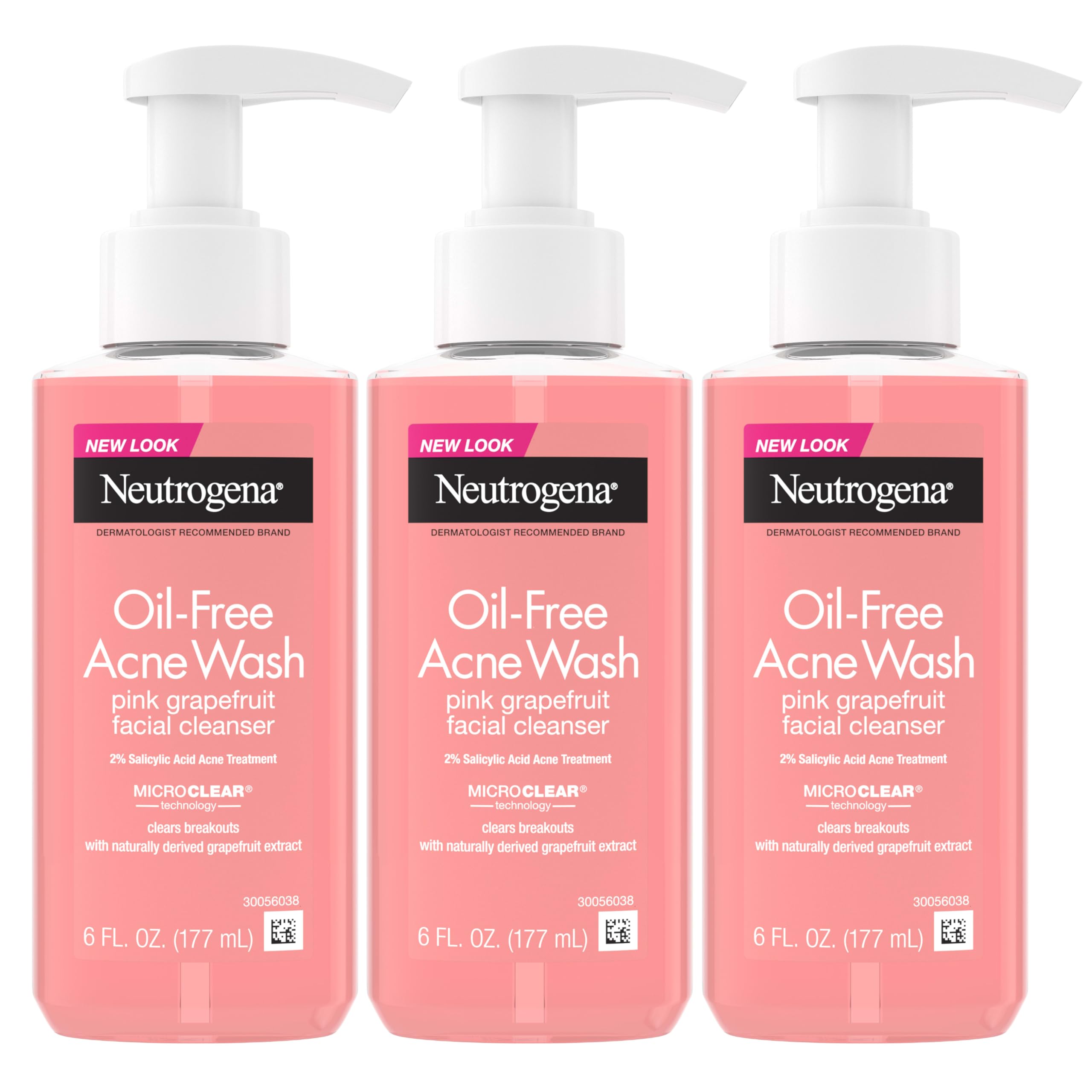 Neutrogena Oil-Free Pink Grapefruit Acne Wash with 2% Salicylic Acid