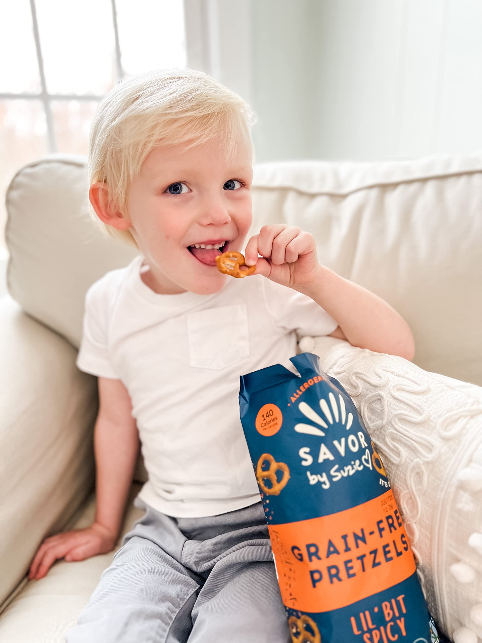 Amazon.com: Savor by Suzie Gluten-Free Pretzels – Non-GMO, Grain