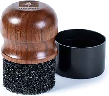 Cutting Board Oil Applicator, Great for Butcher Blocks, Counter Tops, and Wooden Utensils - Wax, Cream & Conditioner Applicator, Walnut Wood Handle