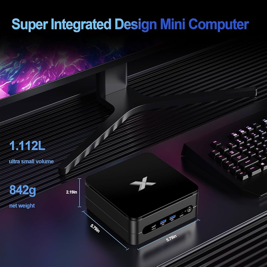 Intel ミニPC 16GB 512GB Amazon.com: i7 Mini PC Intel 12Gen Core i7-1260P Mini