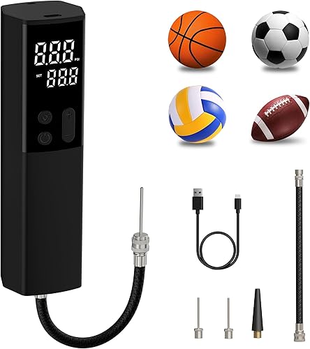 TGBOX Bomba de aire eléctrica con presión digital precisa y pantalla LCD