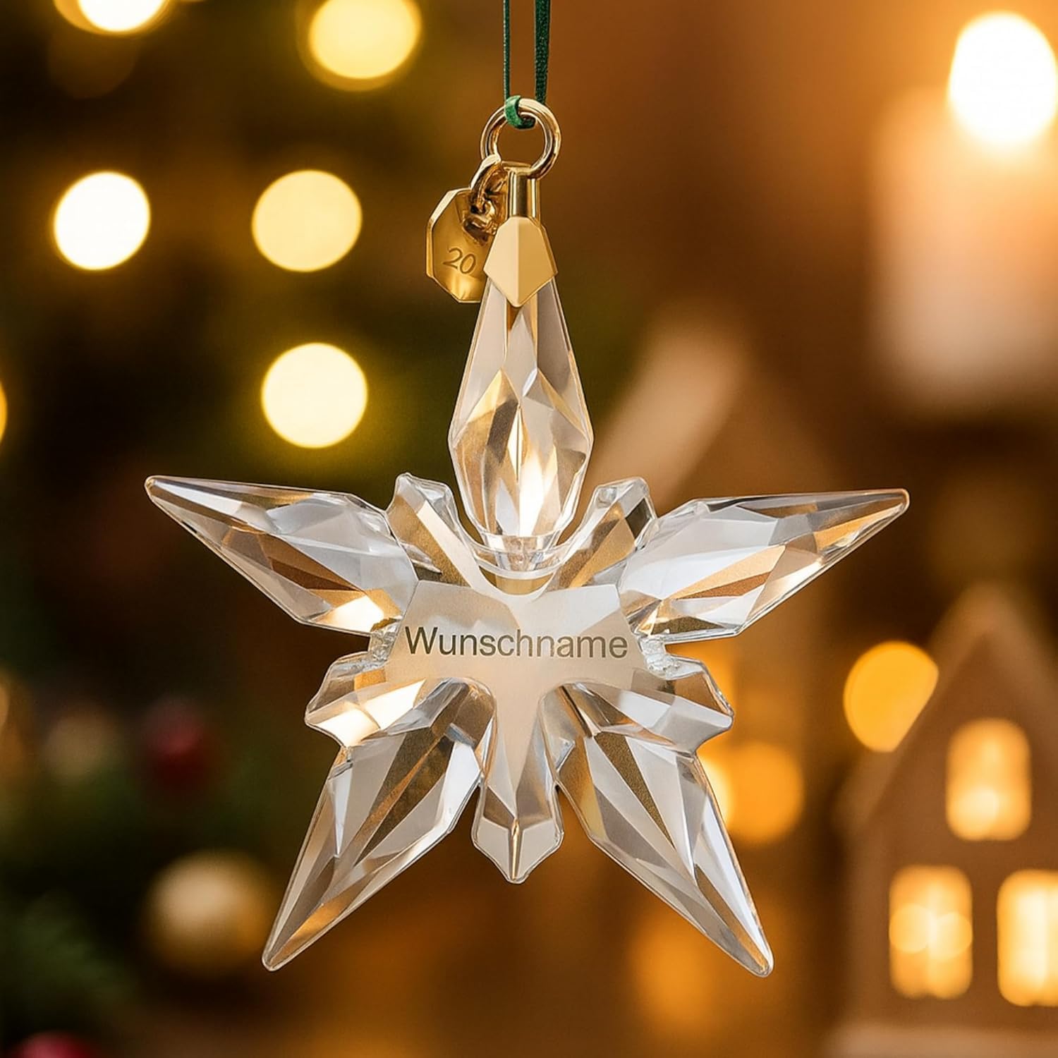 Gravur Swarovski (Stern 2025, Ornament)