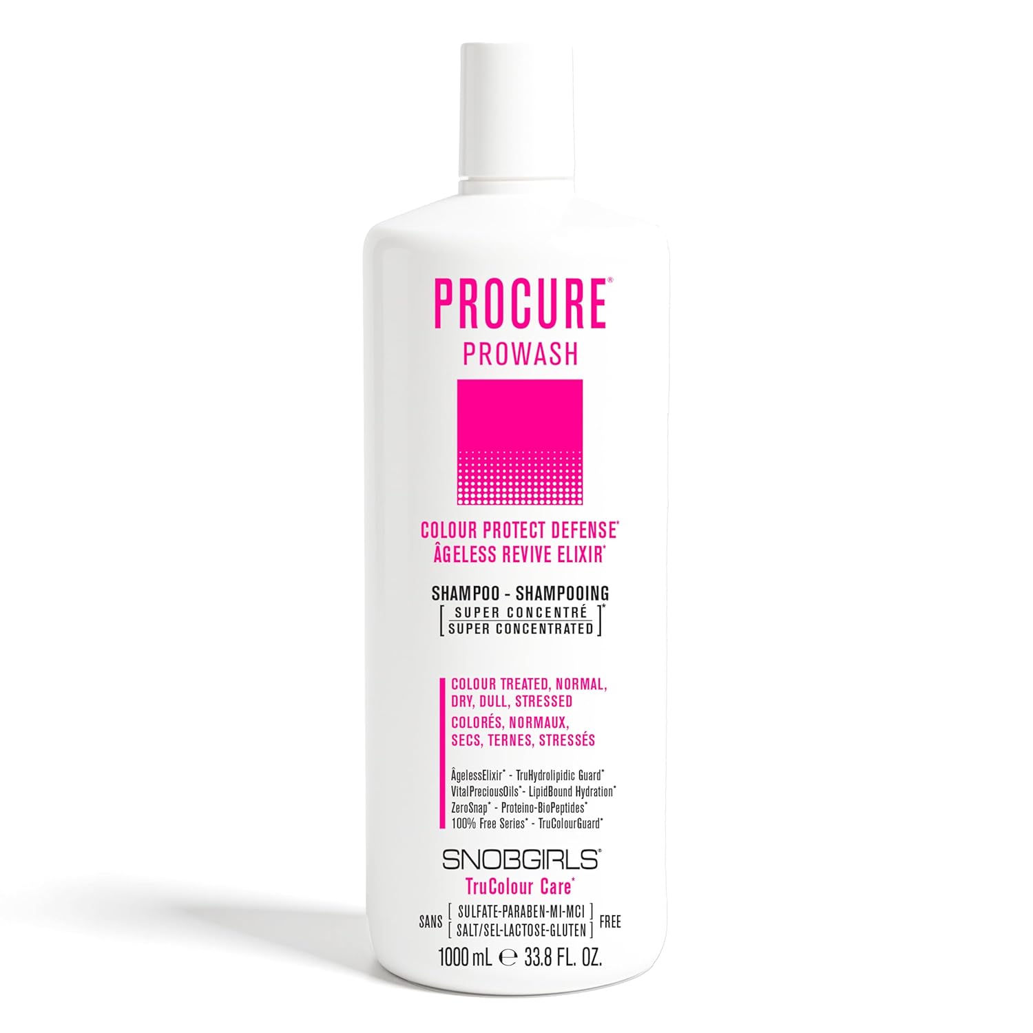 Curly Hair Shampoo – Sulfate-Free, Vegan Moisturizing Cleanser with Anti-Frizz Support for Wavy, Coily & Color-Treated Hair – SNOBGIRLS VICE-VERSA CURLS – 33.8 fl oz