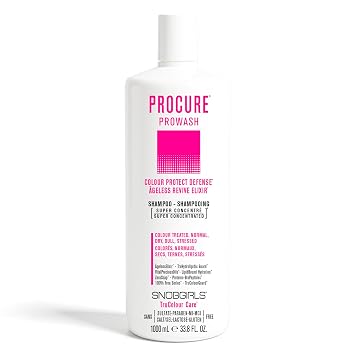 SNOB GIRLS PROCURE Color Safe Sulfate-Free Shampoo, Color-Treated Hair | Vegan, Sulfate-Free, Paraben-Free, Color Safe, Marula, Argan, Evening Primrose Oils, Niacin, Moringa, Lavender, 33.8 Fl Oz