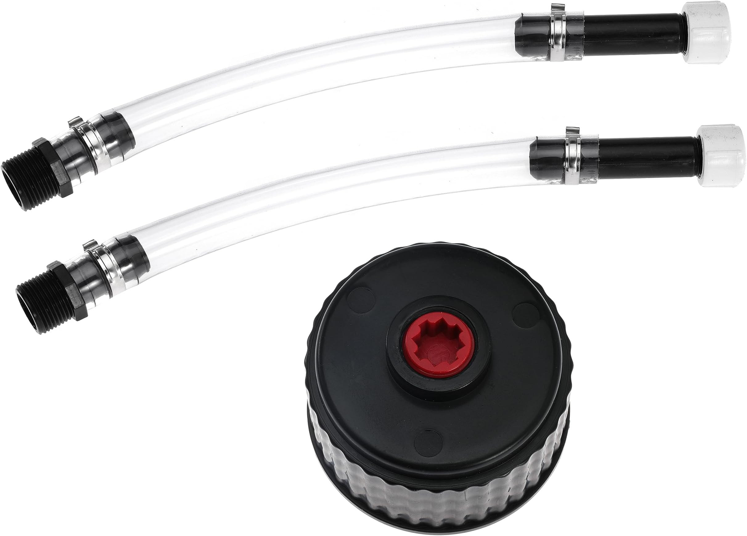 Fuel Filler Jug Hose with Fuel Jug Cap for LC2 Jugs for