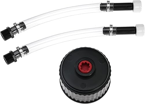 Manguera de jarra de llenado de combustible con tapa de jarra de combustible para jarras LC2 para jarras Jegs para Scribner Tanque de combustible