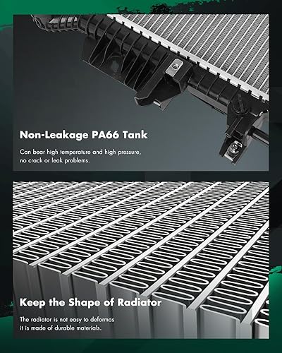 Vista 548 de SCITOO Reemplazo completo del radiador de aluminio para 1993-1998 para Toyota para T100 2.7L 3.0L 3.4L 2090 Radiador