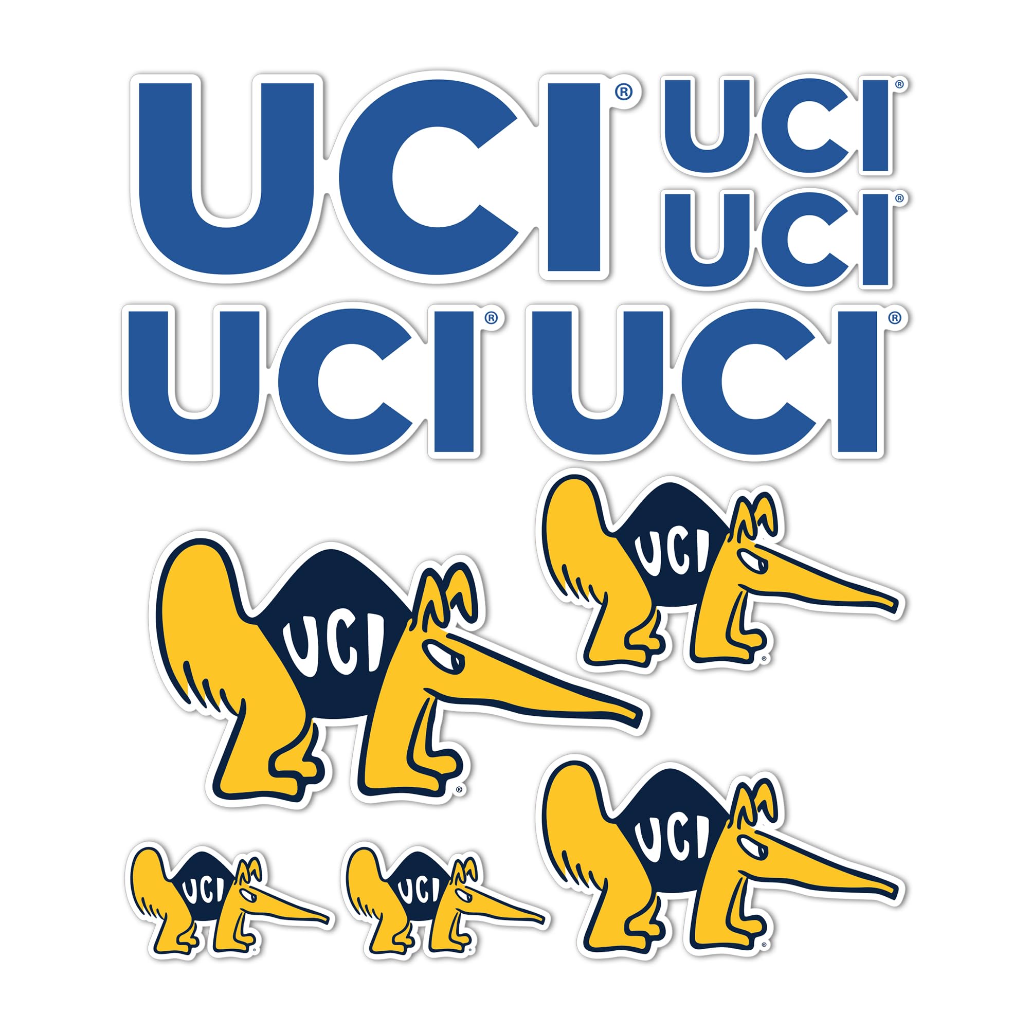 Sticker vinyle UC Irvine : le cadeau parfait pour customiser un ordinateur