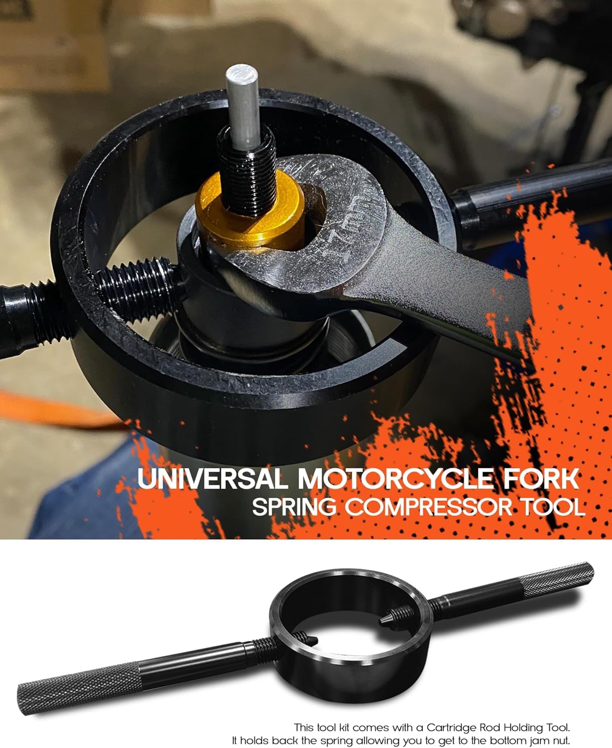 Kit Compressore Molla Forcella Moto - In Alluminio 6061, Per Forcelle Capovolte - Foto 13