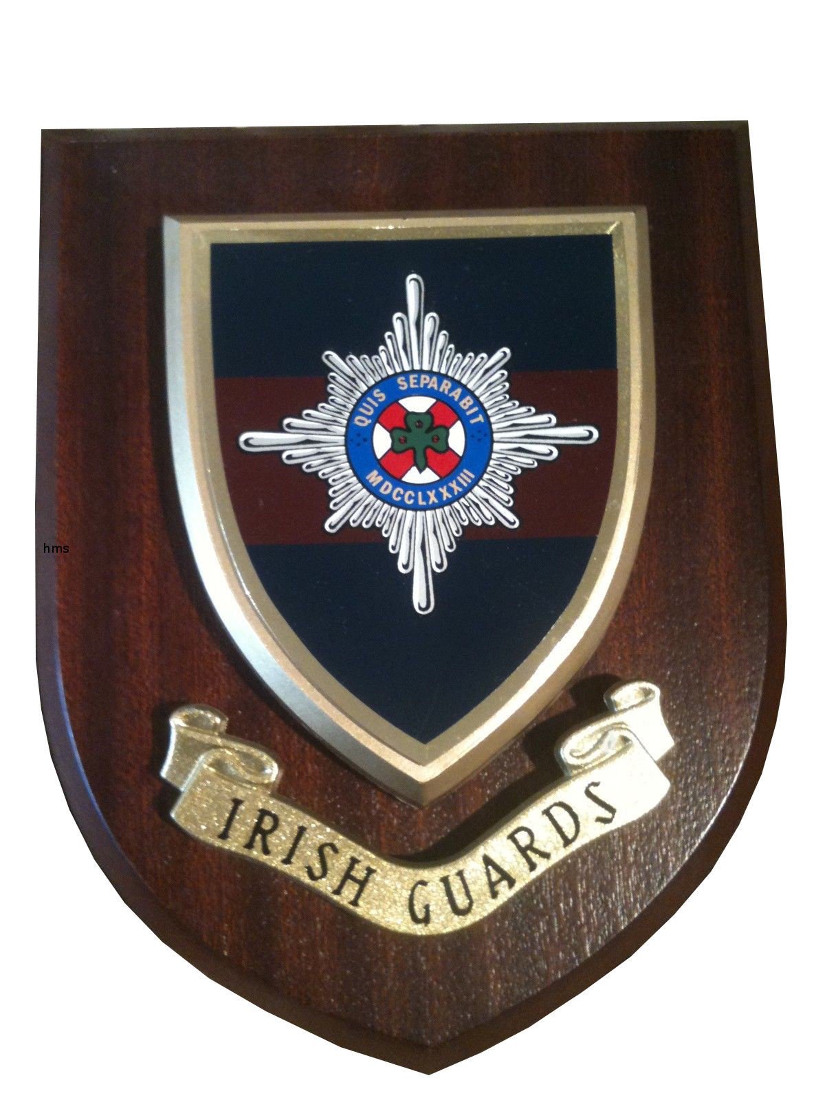 Hunting And Military Store Earth Tones Irish Guards Military Wall Plaque
