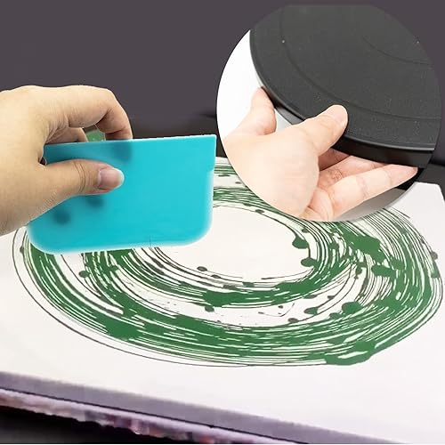 Miniatura 3 de Rueda giratoria de 11 pulgadas para esculpir tartas giratorias, soporte de mesa giratoria de pintura negra para rociar pintura, con 3 herramientas