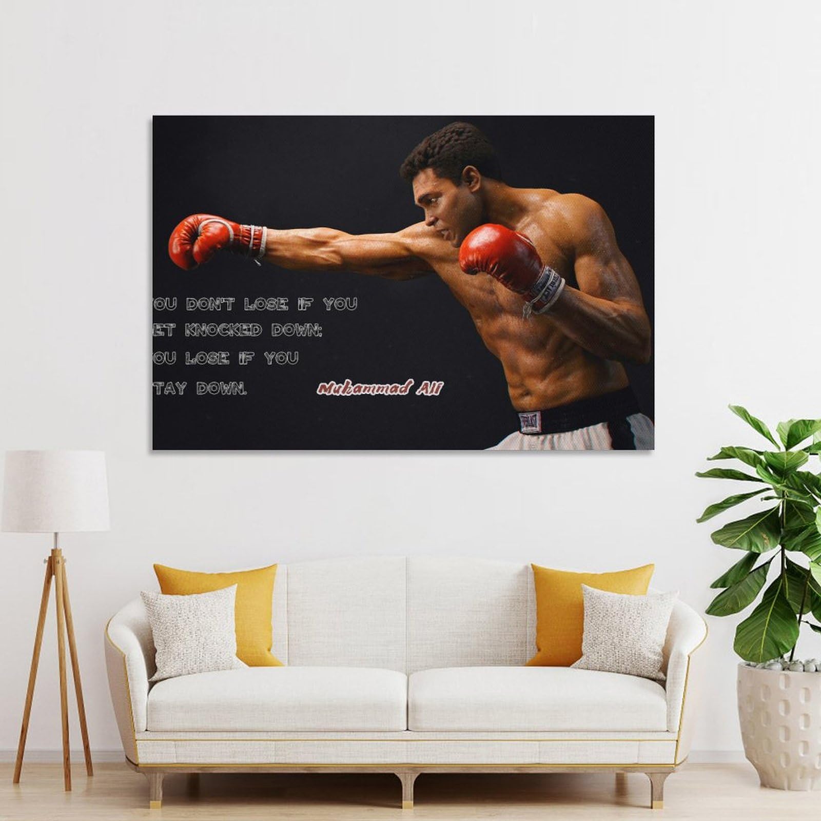 Amazon.co.jp: Muhammad Ali ポスター モハメド・アリ名言1ボクシング