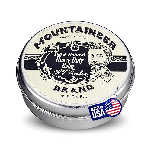 Miniatura 8 de Mountaineer Brand - Bálsamo para barba resistente para hombres, 100% natural, sin parabenos ni colorantes, bálsamo para peinar y acondicionar, forma
