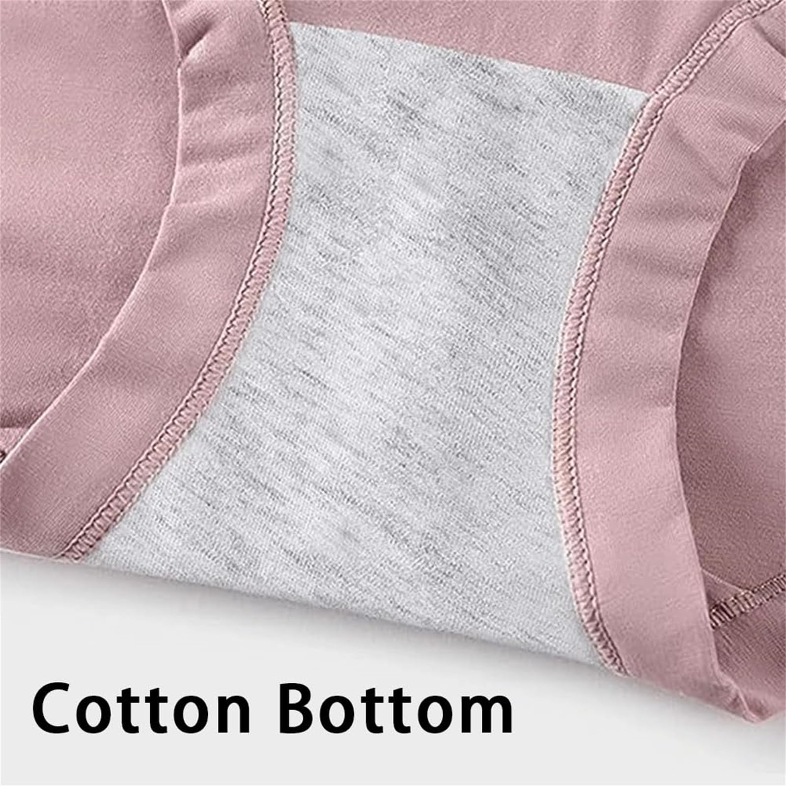Lushtush Culotte gainante ultra confortable et étanche pour femme Taille haute avec contrôle du ventre, 6 pièces., M
