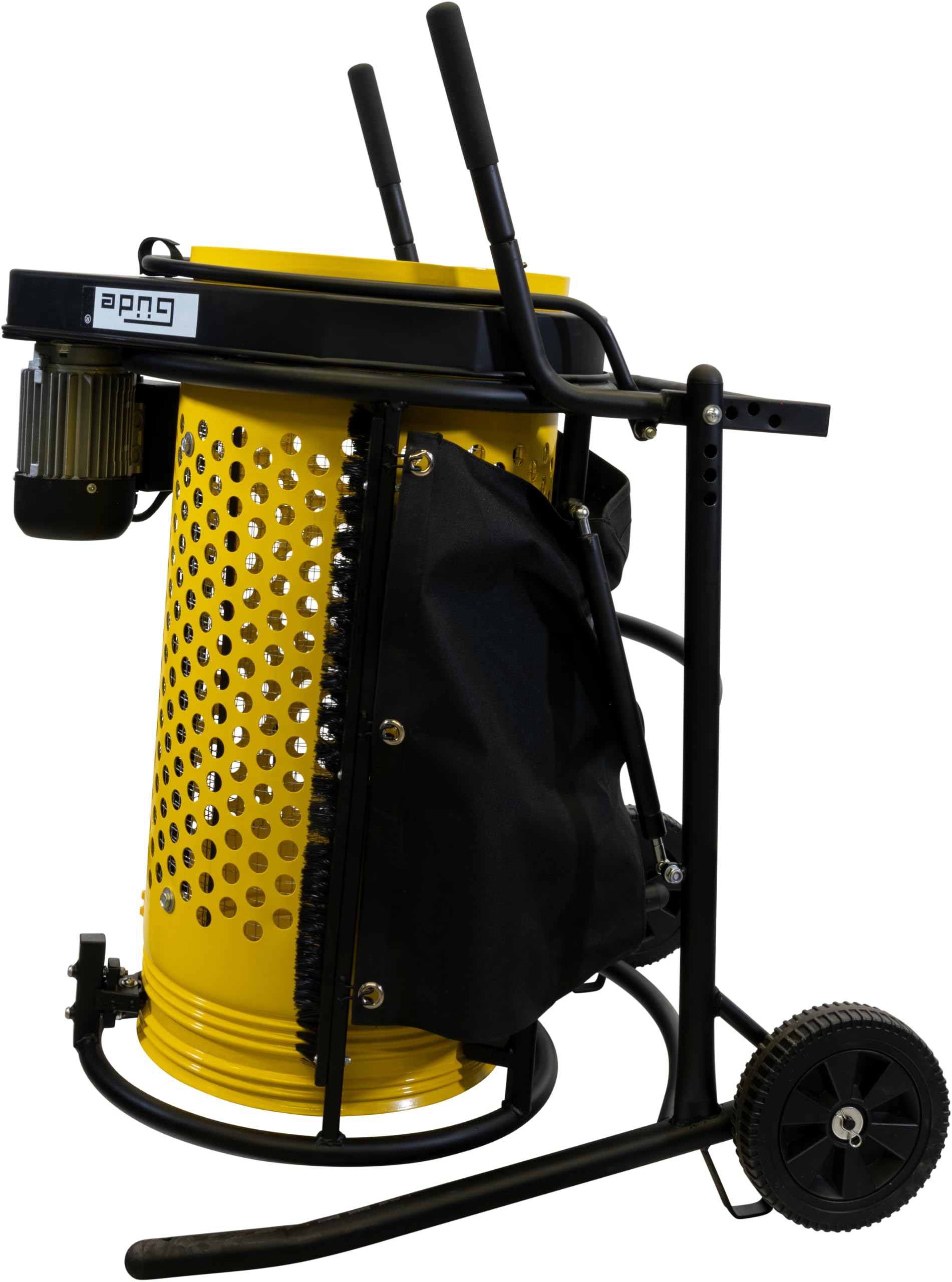 Güde Rollsieb GRS 375, 360 W, Siebtrommel Ø 375 mm, Modell 94414 | Zum Sieben von Kompost, Erde und Sand, Lochung 10 mm oder 20 mm, Neigungswinkel einstellbar, Transporträder, Fangsack