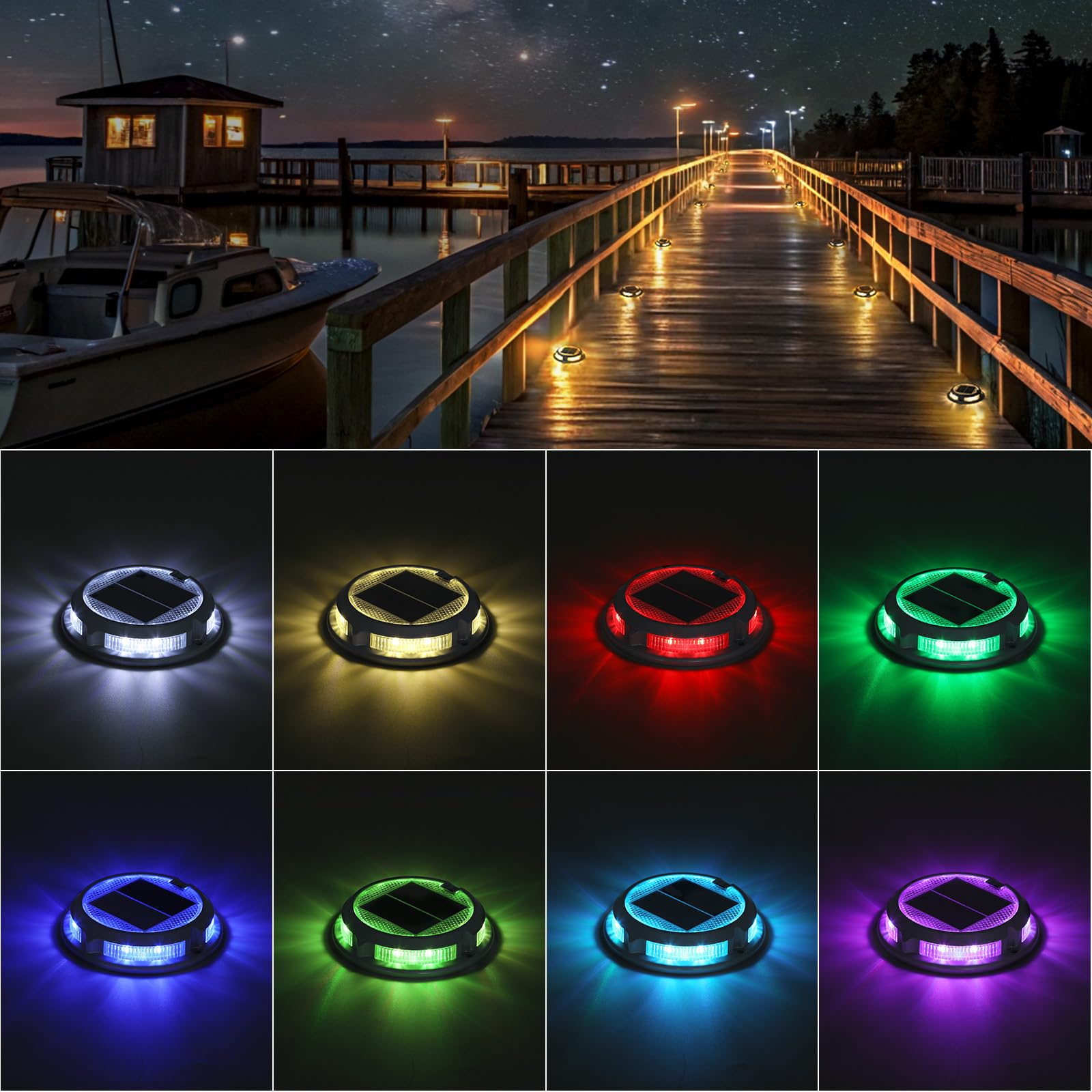 FABSTYL Solar Driveway Lights