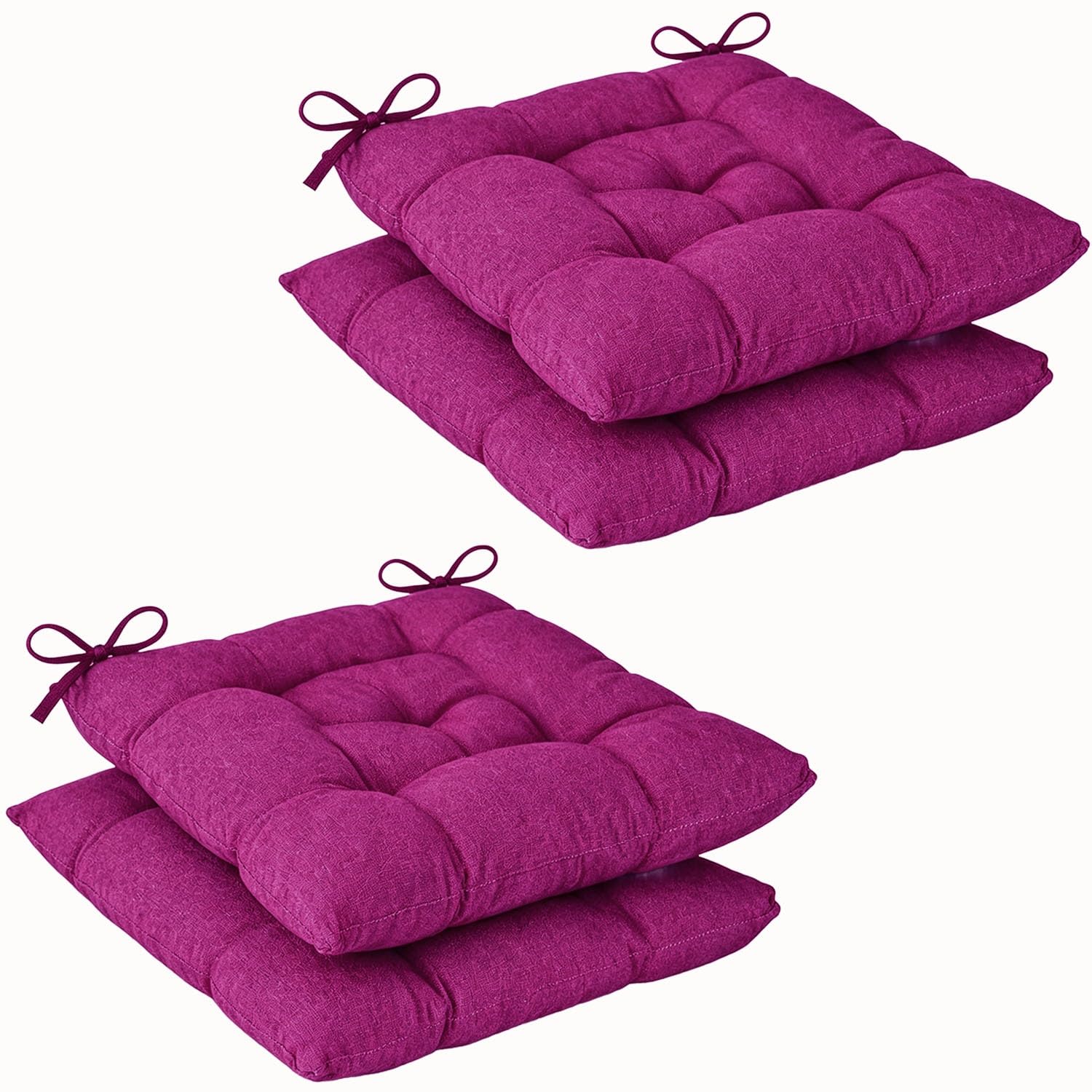 Set of 4/2/1 Dining Chair Cushions 40x40 45x45 50x50cm for Outdoor Indoor