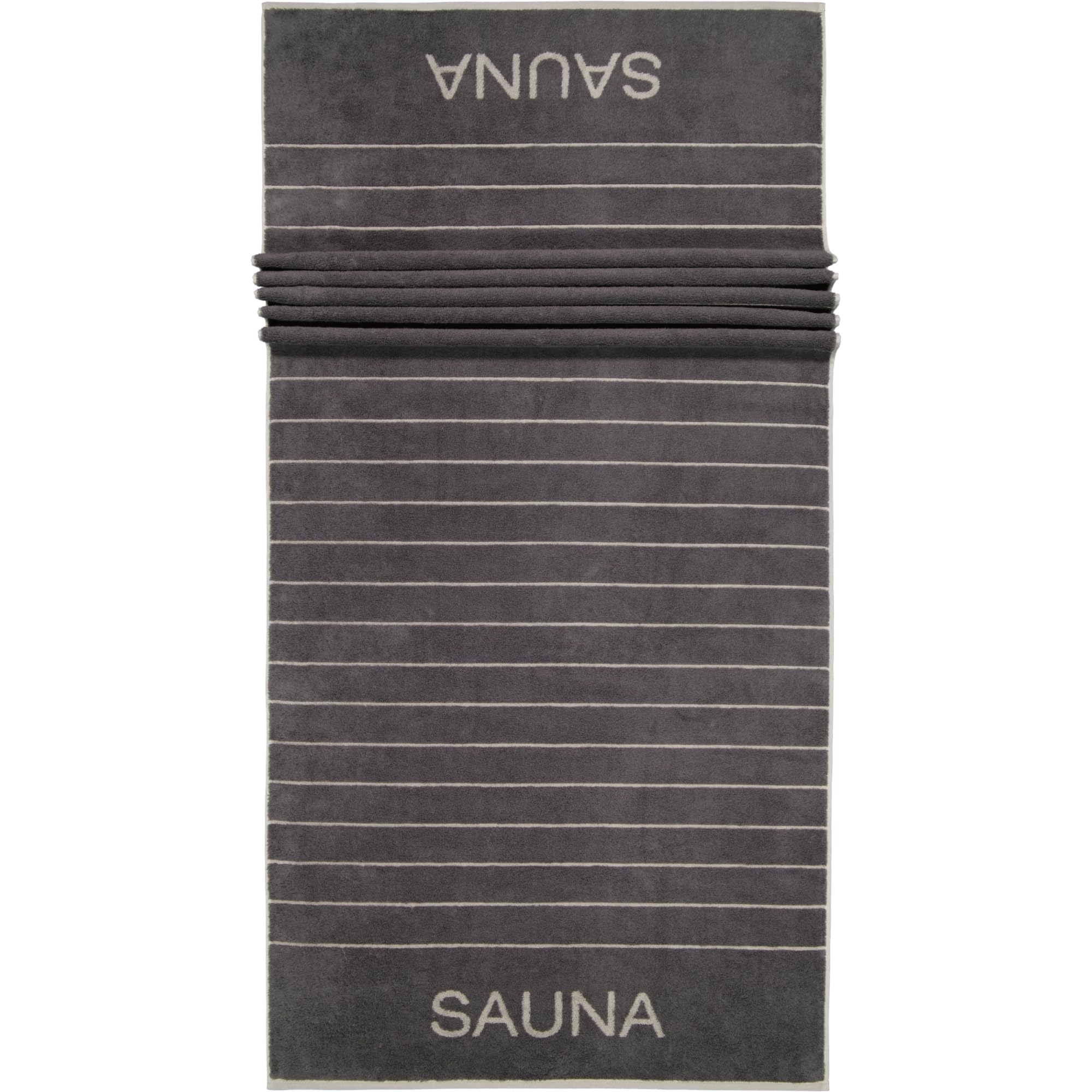 Toalla de sauna Balance Doubleface absorbente y reversible CAWÖ Home de 80x200 cm