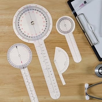 Orthopedic Angle Ruler 4pcs PVC Measuring Goniometer