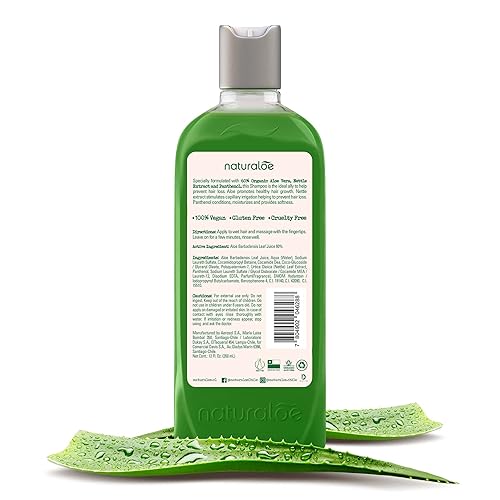 Miniatura 9 de Naturaloe - Brillo e hidratación - 60% Aloe Vera (champú)