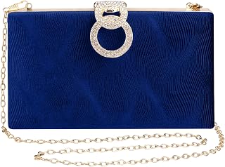 Gets Evening Clutch Purses for Women Handbags for Formal Bridal Wedding Party Cocktail Prom Small Crossbody Bag with Chain