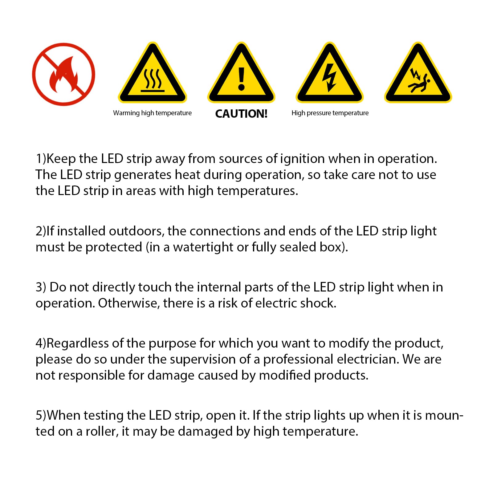 KISUFU WS2812B LED Strip Light, USB 5V RGB Neon LED Strip Light - Image 2