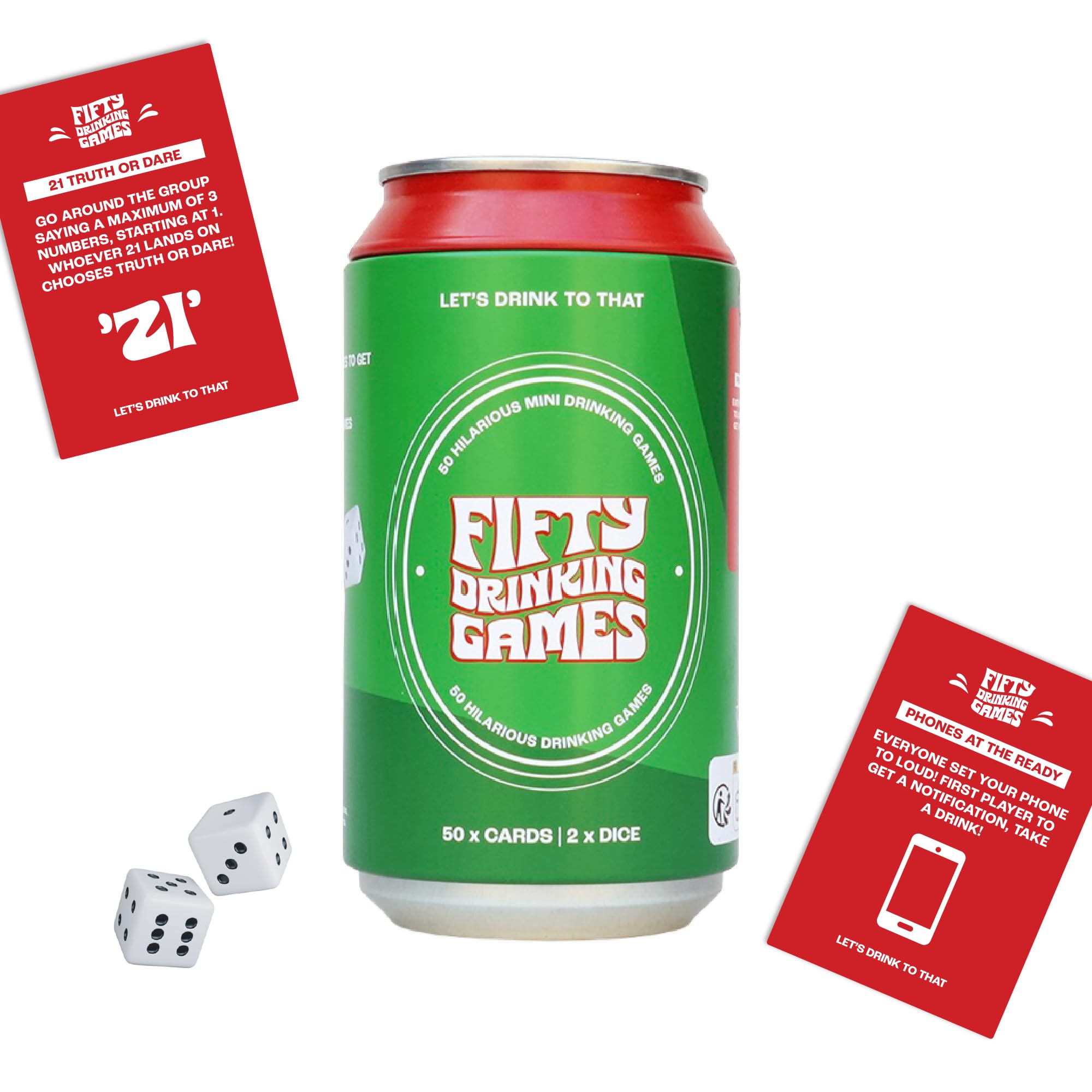 Let's Replay Adult Card Games – 50 Fun Drinking Games for Adults & Students | Hilarious Party & Game Night Cards for Uni, House Parties & Pre-Drinks | Gift for Beer Lovers