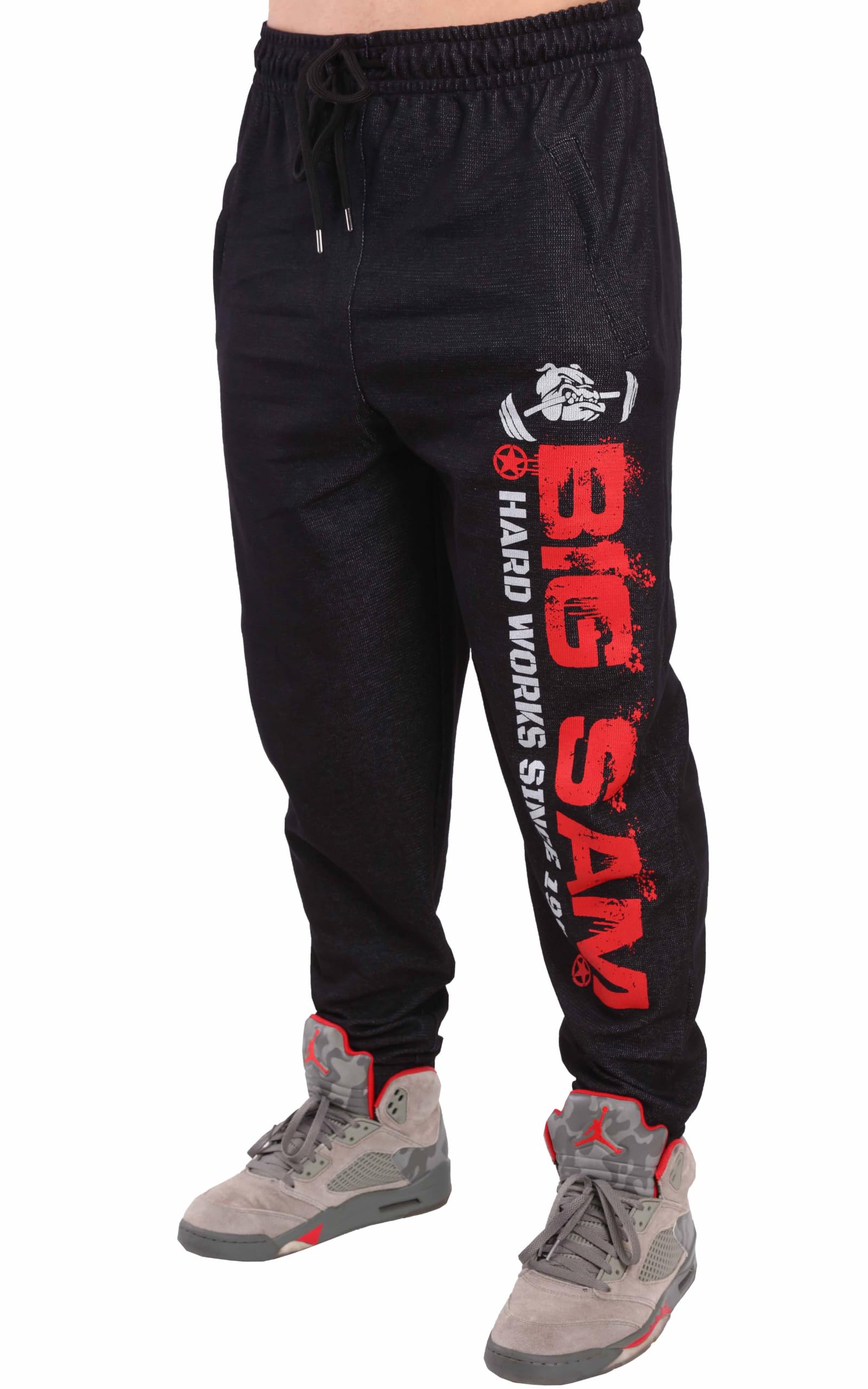 BIG SM SPORTSWEAR MUSCLEWEAR Bodyhose Jogginghose Sporthose Bodybuilding 1246