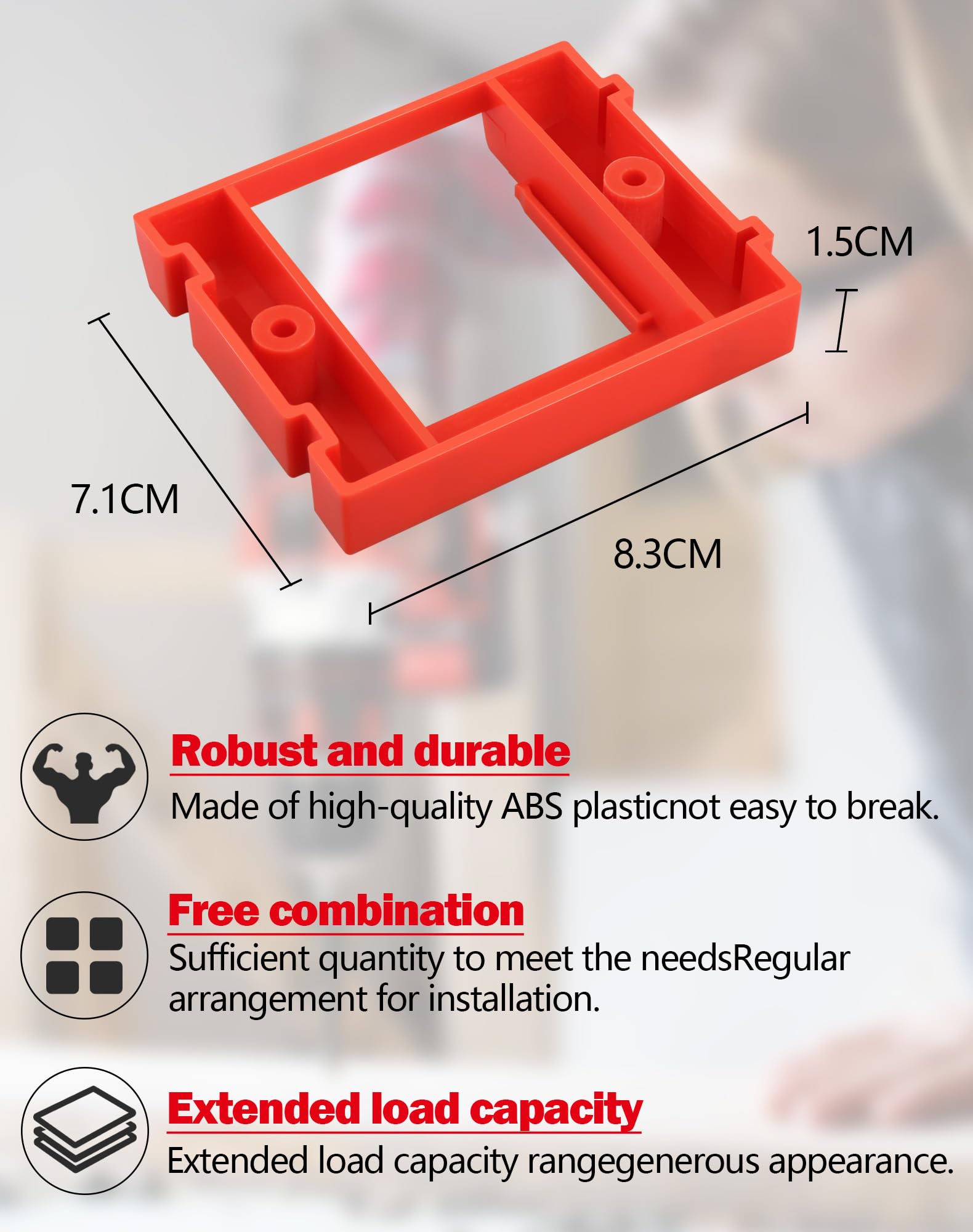 6x Akkuhalter Für Einhell Power X-Change - Wandhalterung 18V Akkus