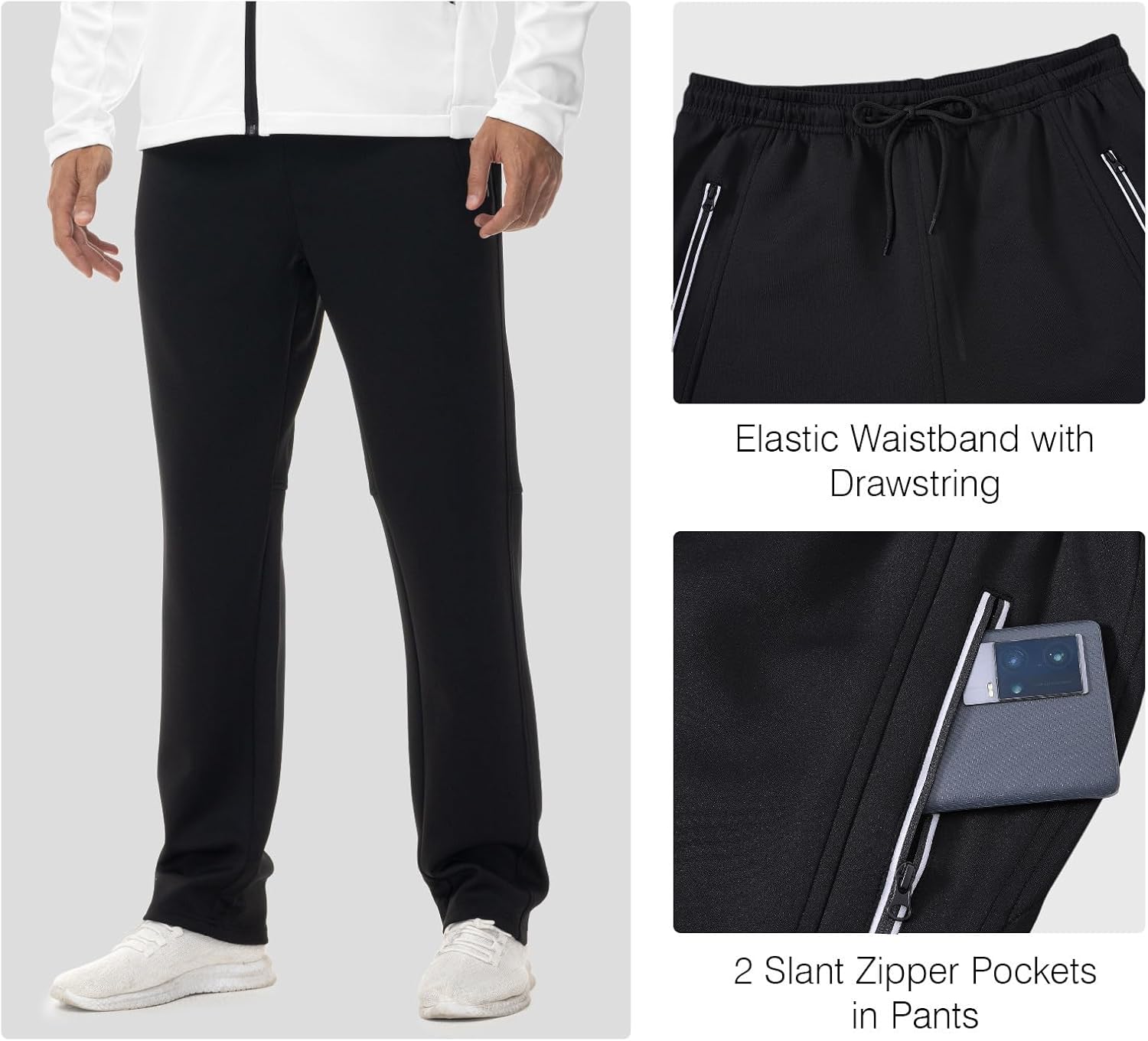 Rdruko Men's Track Suits 2 Piece Set Sweatsuits Tracksuits Jogging Workout Gym Athletic Sweat Suits