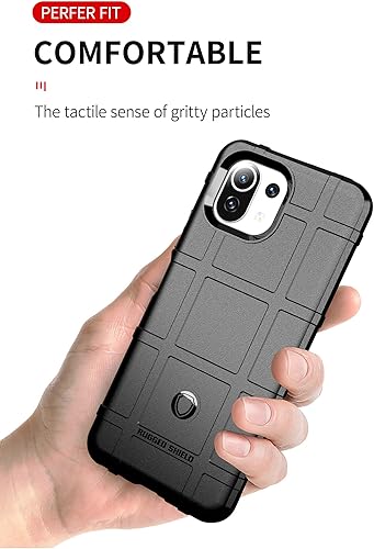 Miniatura 4 de CCSmall Funda para Xiaomi Mi 11 Lite (no Mi 11) para hombre, resistente a prueba de golpes, grado militar, prueba de caídas, carcasa de campo súper
